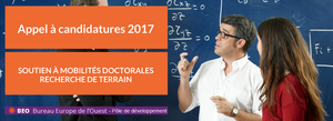 Soutien à mobilités doctorales 2017 du Bureau Europe de l’Ouest de l’Agence universitaire de la Francophonie (AUF)