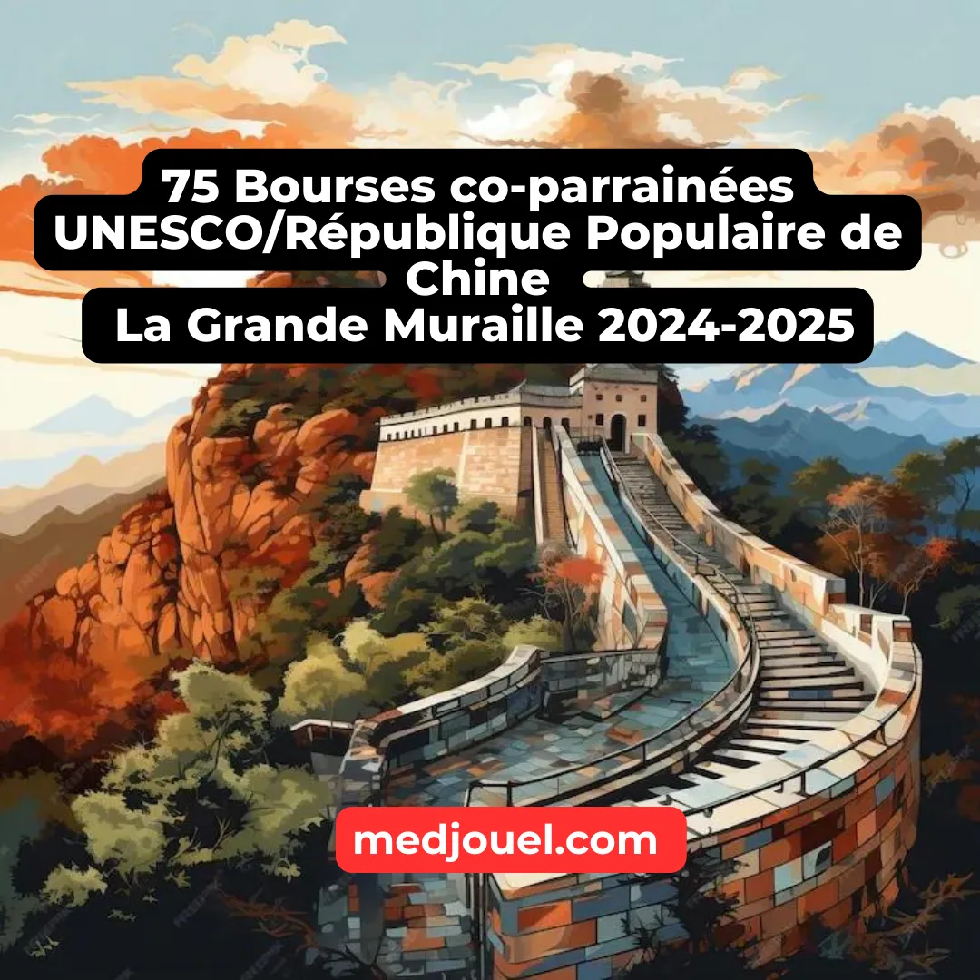 75 Bourses co-parrainées UNESCO/République Populaire de Chine – La Grande Muraille 2024-2025