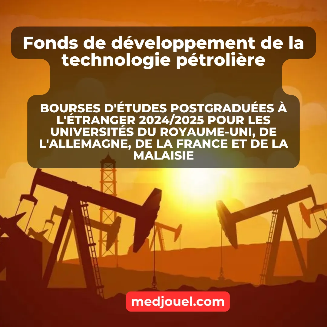 Bourses d’études supérieures à l’étranger du Fonds de développement de la technologie pétrolière (PTDF) – Royaume-Uni, France, Allemagne, Chine, Malaisie