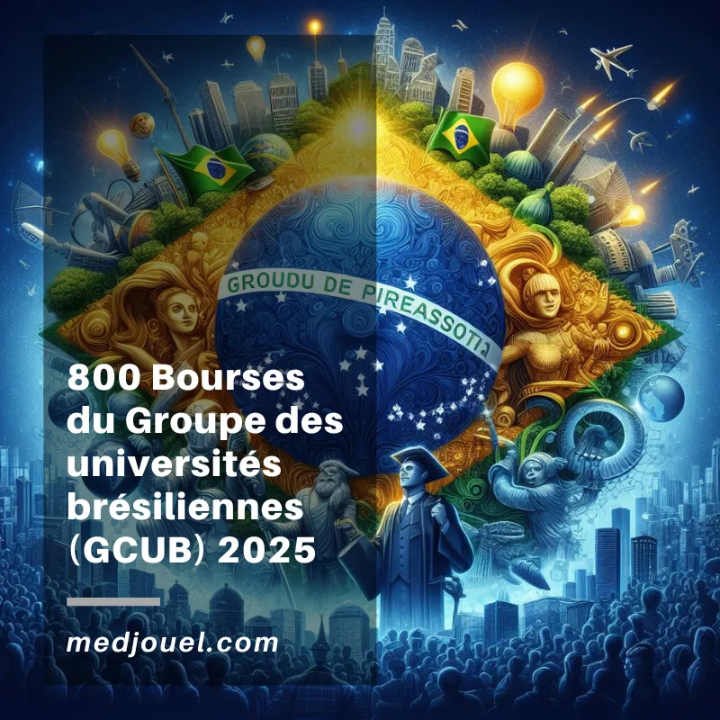 800 Bourses du Groupe des universités brésiliennes (GCUB) 2025